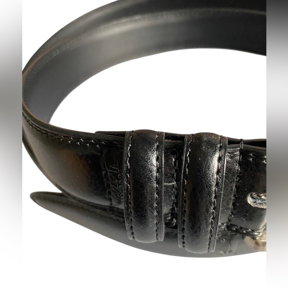 Men's Florsheim Black Leather Belt. Big man
Sleek and stylish. Size 52 - Picture 3 of 7